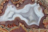 Colorful, Polished Agate - Kerrouchen, Morocco #187235-1